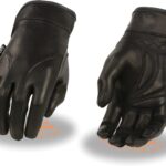 MILWAUKEE LEATHER Guante de Cuero Mujer Negro Liviano