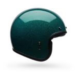 Casco Moto Calle Custom 500 Flake Verde Bell - Imagen 2