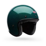 Casco Moto Calle Custom 500 Flake Verde Bell