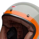 Casco Moto Calle Custom 500 Crate Gris Bell - Imagen 9
