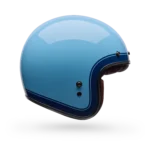 Casco Moto Calle Custom 500 Crate Azul Hielo Bell - Imagen 2