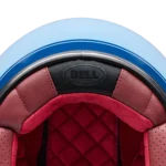 Casco Moto Calle Custom 500 Crate Azul Hielo Bell - Imagen 7