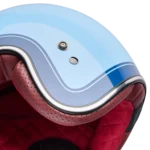 Casco Moto Calle Custom 500 Crate Azul Hielo Bell - Imagen 8