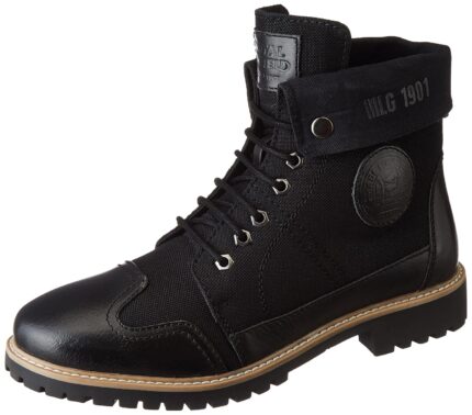 ROYAL ENFIELD BOTAS KARGIL NEGRAS