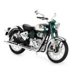 MOTO A ESCALA 1:12 NEW CLASSIC 350-2025 EMERALD CHROME