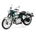MOTO A ESCALA 1:12 NEW CLASSIC 350-2025 EMERALD CHROME - Imagen 3