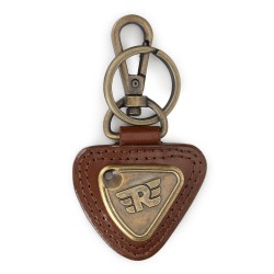 LLAVERO TRIANGULAR BATTERY BOX MARRON CLARO