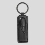 LLAVERO DE CUERO TANK TRIM NEGRO