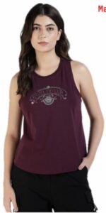 CAMISETA SIN MANGAS ORNATED ROJA - Imagen 3