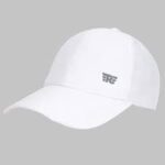 GORRA DE POLIESTER CON LOGOTIPO REFLECTANTE BLANCO
