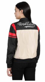 CHAQUETA BOMBER MUJER BEIGE - Imagen 2