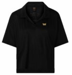 POLO RELAXED MOTO PARA MUJER NEGRO - Imagen 4