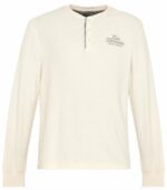 ROYAL ENFIELD CAMISETA HENLEY EPIC DISCOVERIES BLANCA