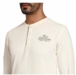ROYAL ENFIELD CAMISETA HENLEY EPIC DISCOVERIES BLANCA - Imagen 3
