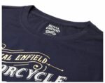 ROYAL ENFIELD CAMISETA MOTORCYCLE SUPPLY CO. AZUL - Imagen 2