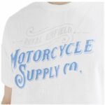 ROYAL ENFIELD CAMISETA MOTORCYCLE SUPPLY CO. BLANCA - Imagen 2