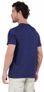 ROYAL ENFIELD CAMISETA METEOR 350 AZUL - Imagen 4