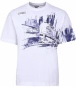ROYAL ENFIELD POLERA CON ESTAMPADO GRAFICO CITYSCAPE