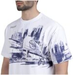 ROYAL ENFIELD POLERA CON ESTAMPADO GRAFICO CITYSCAPE - Imagen 2