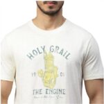 ROYAL ENFIELD CAMISETA VINTAGE HOLY GRAIL BLANCO
