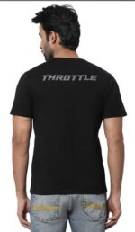 ROYAL ENFIELD CAMISETA REFLECTANTE THROTTLE NEGRA - Imagen 2