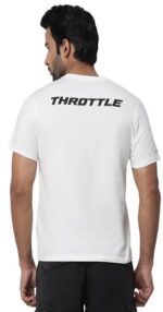 ROYAL ENFIELD CAMISETA REFLECTANTE THROTTLE  BLANCA - Imagen 3